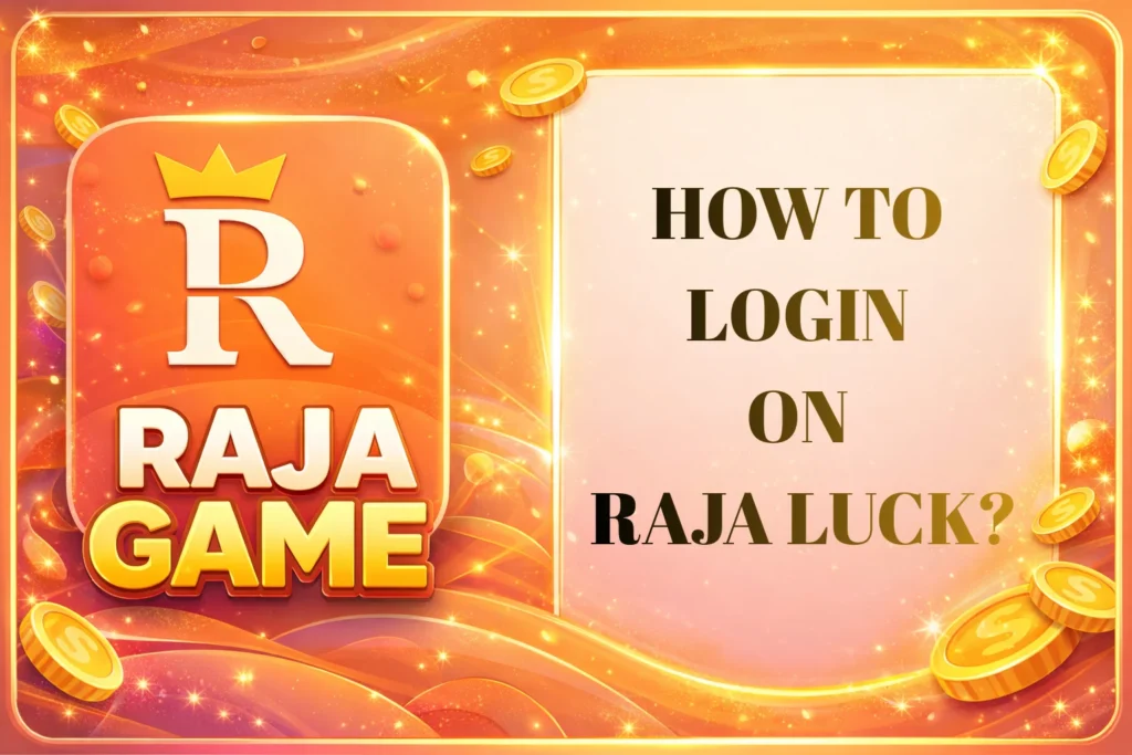 How to login on Raja Luck?